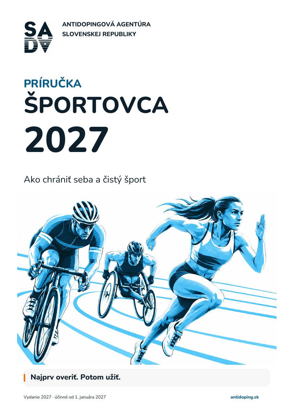 Titulná strana Príručky športovca 2027